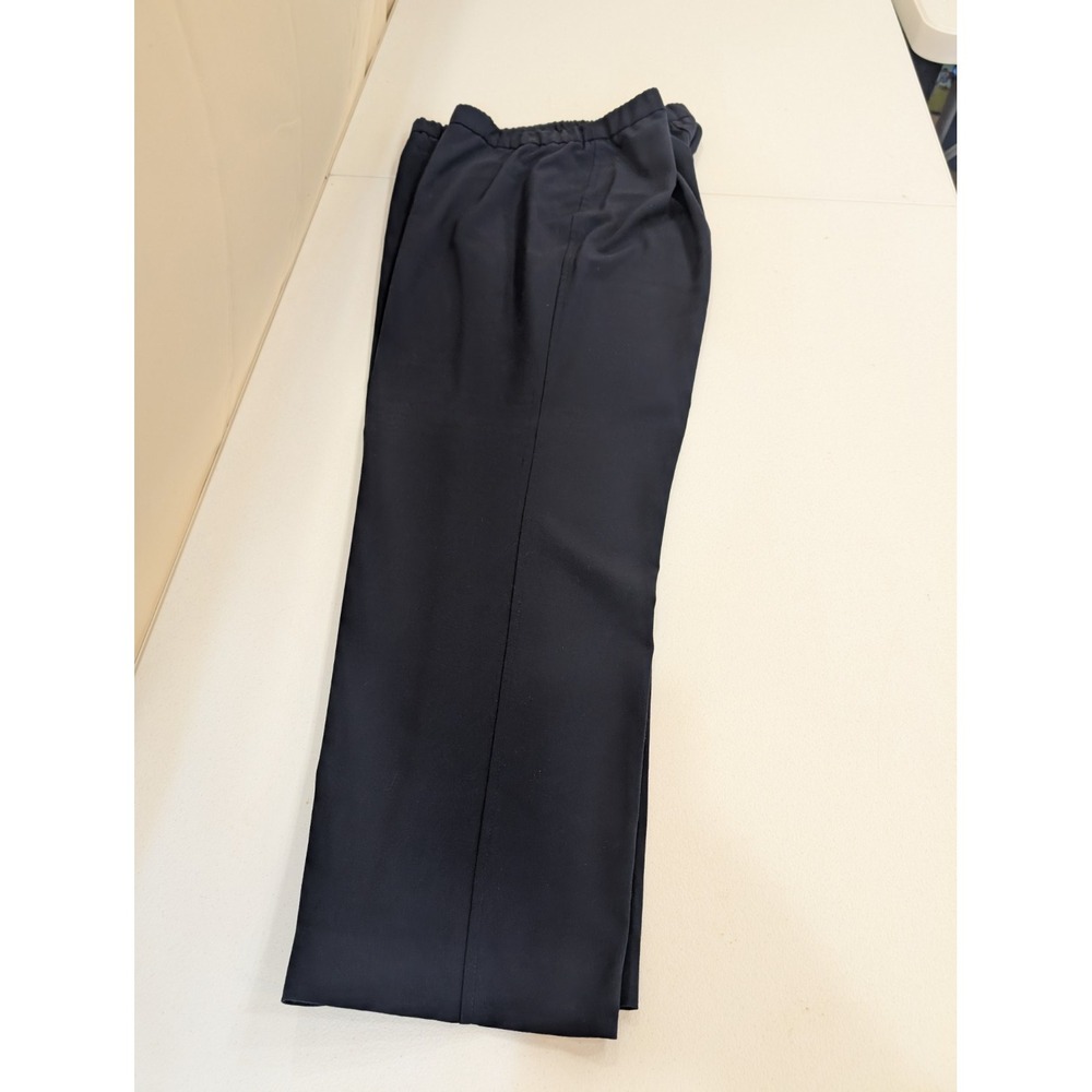 AVENUE Essentials Black Pull-On Pants 16W Elastic Waist‎ Comfort Fit Tapered Leg - Picture 3 of 4